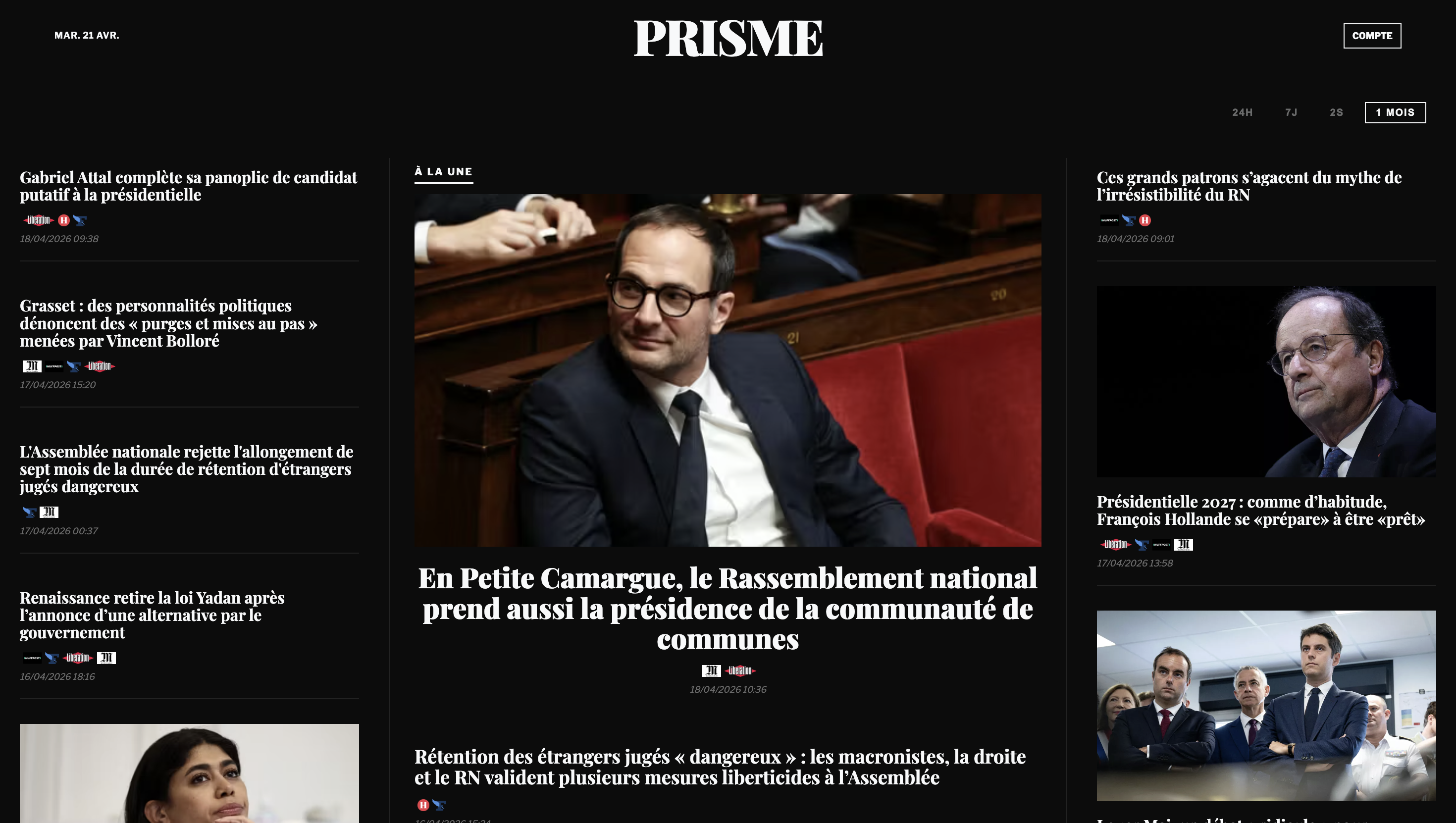 PRISME Interface